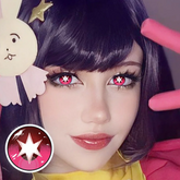 Lentes de contacto de color rojo Rubii para cosplay Oshi No Ko Hoshino